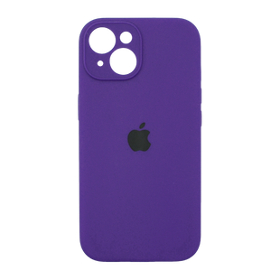 Силіконовий чохол Full Cover для iPhone 15 new purple (amethyst) Full Camera