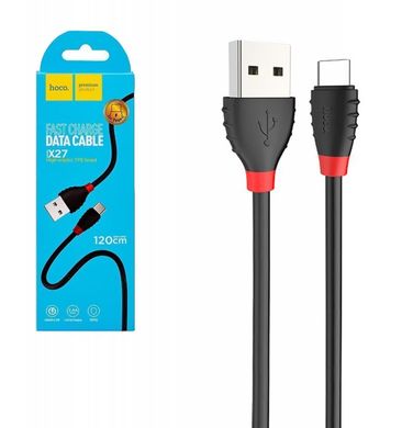 USB кабель HOCO X27 Excellent Charge for Type-C 3A/1,2m Black
