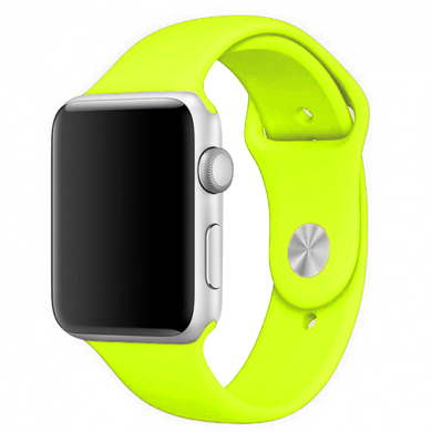 Силіконовий ремінець для Apple Watch Sport Band 38-40mm (S/M & M/L) 3pcs neon green