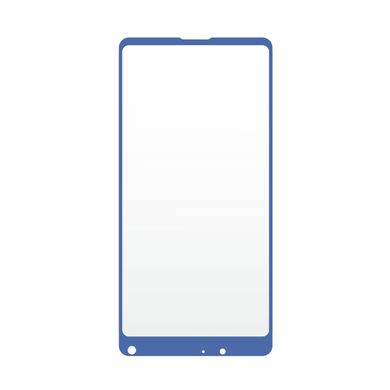 Защитное стекло Glass для Xiaomi Mi Mix 2 blue s/s