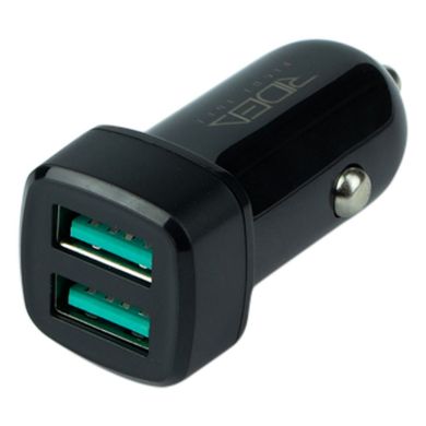 Автомобільний зарядний пристрій Ridea RCC-21012 Grand 2.4A/ 2 USB black