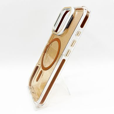 Чохол Fibra Star Shine with MagSafe для iPhone 16 Pro Max clear desert gold