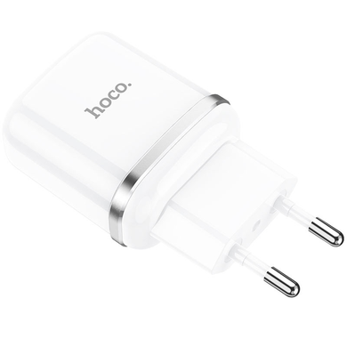 Мережевий блок живлення Hoco N43 USB-C PD/QC 30W GAN white