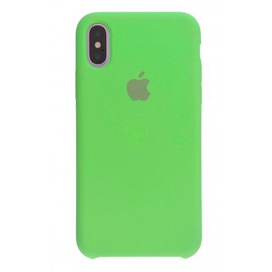Силіконовий чохол original для iPhone X lime green