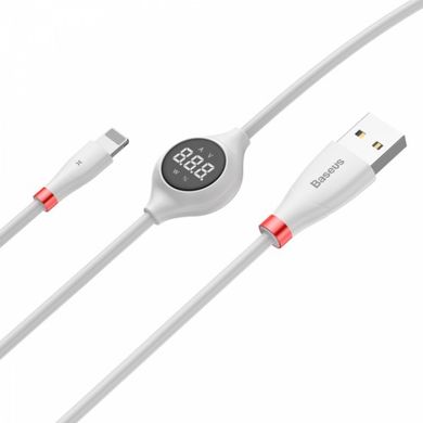 USB кабель Baseus Big Eye Didgital display Lightning 2A/2m white