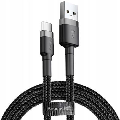 USB кабель Baseus CATKLF-CG1 Type-C 2A/2m gray-black