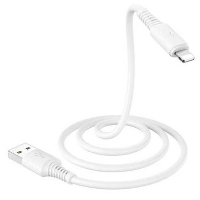 USB кабель Borofone BX47 Coolway Lightning 2.4A/1m white