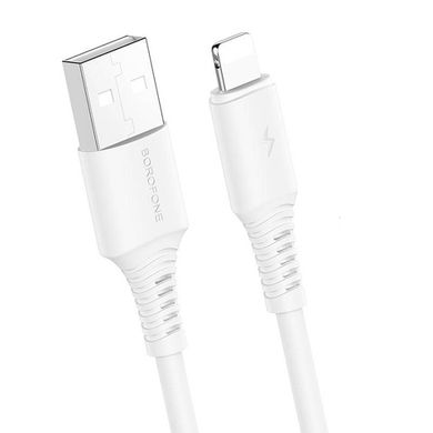 USB кабель Borofone BX47 Coolway Lightning 2.4A/1m white