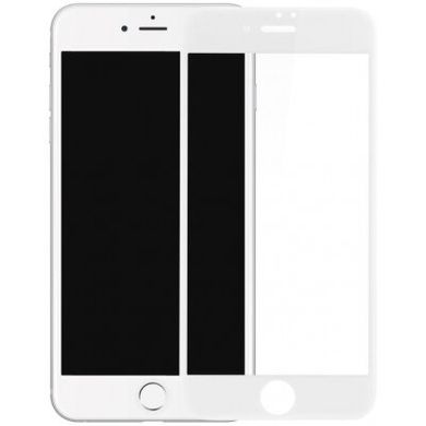 Защитное 4D стекло Gorila для iPhone 7/8 white