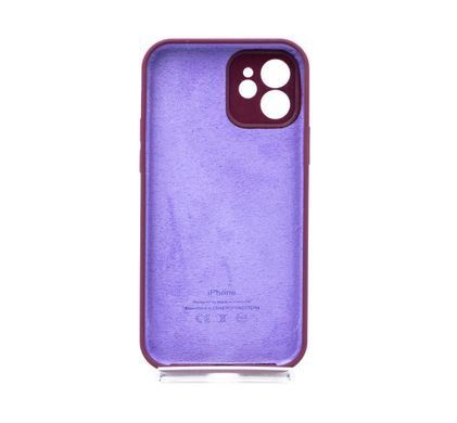 Силіконовий чохол Full Cover для iPhone 12 masala Full Camera