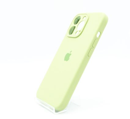 Силіконовий чохол Full Cover для iPhone 13 Pro green(1) Full Camera