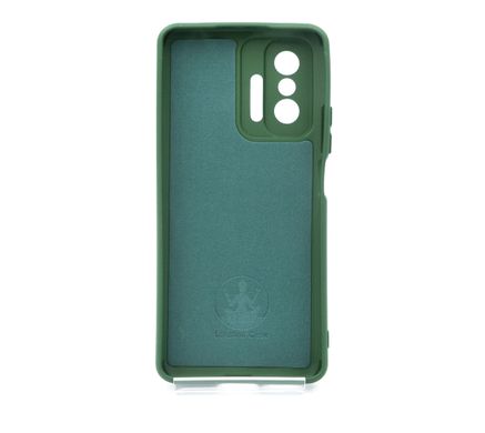 Силіконовий чохол Full Cover для Xiaomi Mi 11T/11T Pro dark green (grinch) Full Camera без logo