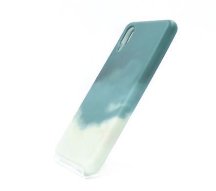 Силіконовий чохол WAVE Watercolor для Samsung A02 (TPU) dark green/grey