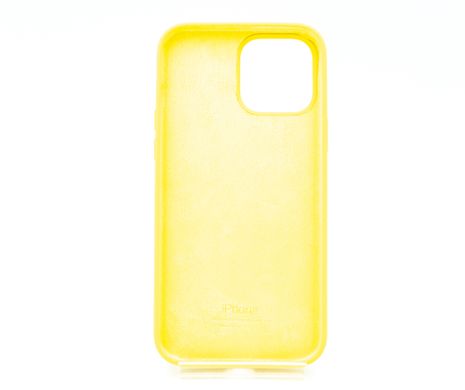 Силіконовий чохол Full Cover для iPhone 13 Pro Max neon yellow