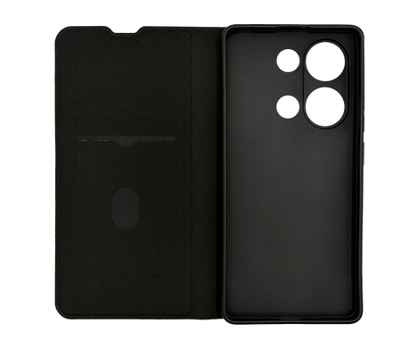 Чехол книжка FIBRA (рельеф) для Xiaomi Redmi Note 13 Pro 4G red Full Camera