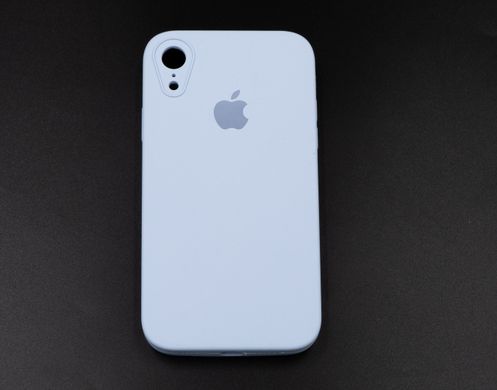 Силіконовий чохол Full Cover для iPhone XR lilac cream (lilac blue) Full Camera