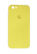Силіконовий чохол Full Cover Square для iPhone 6 bright yellow Full Camera
