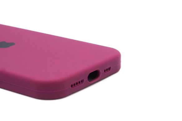 Силіконовий чохол Full Cover для iPhone 15 Pro maroon