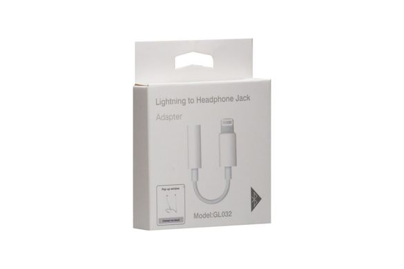 Aux Cable 7G Lightning To 3.5 Jack Original gray