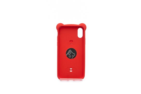 Чохол Bear для iPhone X/XS red