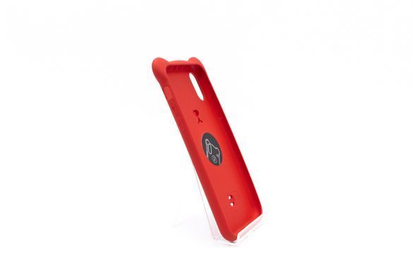 Чехол Bear для iPhone X/XS red