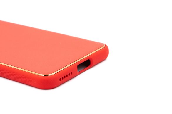 Чохол Leather Gold для Xiaomi Mi 11 Lite red