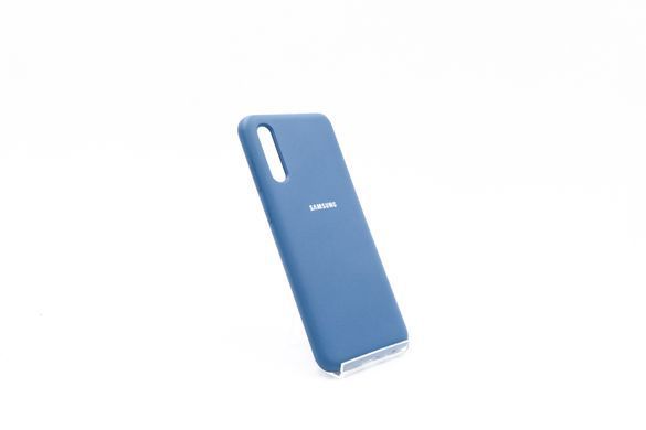 Силиконовый чехол Full Cover для Samsung A50/A50S/A30S navy blue