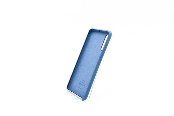Силиконовый чехол Full Cover для Samsung A50/A50S/A30S navy blue