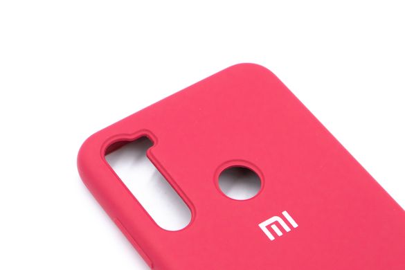 Силіконовий чохол Full Cover для Xiaomi Redmi Note 8T bordo( hot pink)