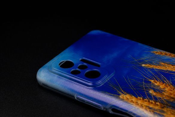 Силиконовый чехол MyPrint для Xiaomi Redmi Note 10 Pro Пшениця clear