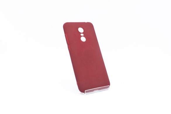 Силиконовый чехол Soft Feel для Xiaomi Redmi 5+/Redmi Note 5 (SC) bordo candy