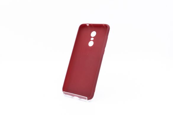 Силиконовый чехол Soft Feel для Xiaomi Redmi 5+/Redmi Note 5 (SC) bordo candy