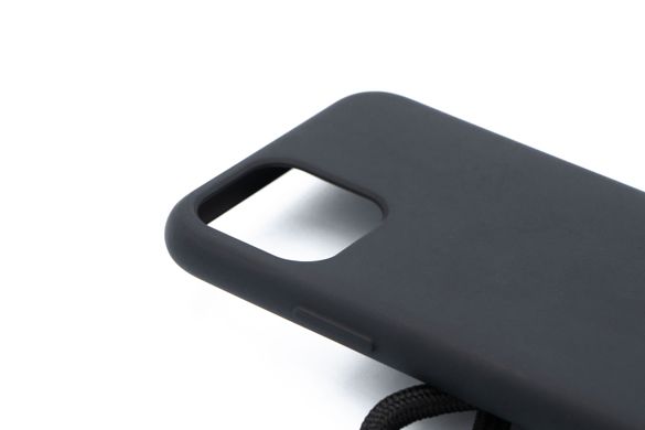 Силіконовий чохол WAVE Lanyard для iPhone 11 Pro black (TPU)