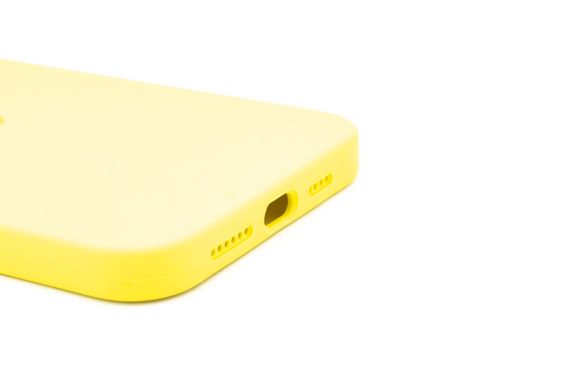 Силіконовий чохол Full Cover для iPhone 13 Pro Max neon yellow