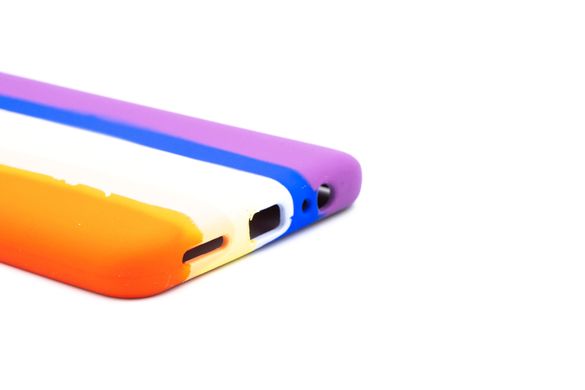 Силиконовый чехол Full Cover для Xiaomi Redmi Note 9 Rainbow №2