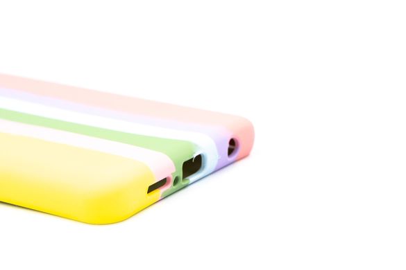 Силиконовый чехол Full Cover для Xiaomi Redmi Note 9S/9Pro Rainbow №3 Full Camera