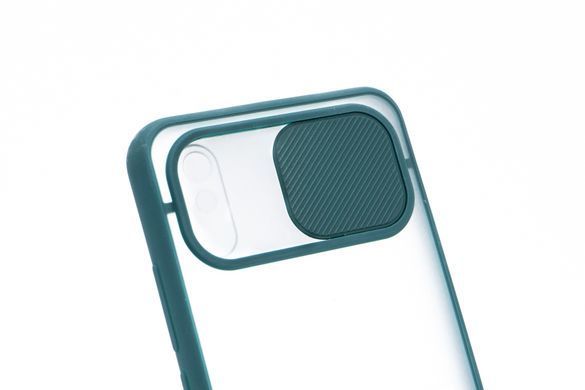 TPU чехол Camshield mate для Xiaomi Redmi 9A green шторка/защита камеры