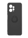 Чохол (TPU) Candy Ring для Xiaomi Redmi Note 12 4G black Full Camera