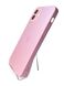 Чохол TPU+Glass sapphire matte case для iPhone 12 chanel pink