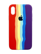 Силіконовий чохол Full Cover для iPhone XS Max Rainbow №2
