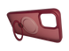 Чохол Ostand with MagSafe для iPhone 12 Pro Max bordo