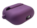 Чохол for AirPods 3 Logo силіконовий purple з мікрофіброю