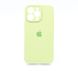 Силіконовий чохол Full Cover для iPhone 13 Pro green(1) Full Camera