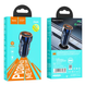 Автомобильное зарядное устройство Hoco Z46A Blue Whale PD20W+QC3.0 (Type-C+USB) sapphire blue