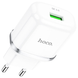 Мережевий блок живлення Hoco N43 USB-C PD/QC 30W GAN white