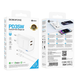 Сетевое Зарядное Устройство Borofone BA85A 2USB-C PD/QC 35W+Type-C to Lightning white