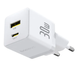 СЗУ Baseus Palm Fast Charger 30W (Type-C+USB) 30W+Type-C to Type-C 1m 60W white
