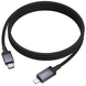 PD кабель Hoco X118 Generous PD27W charging data cable with display Type-C Lightining 1m Black