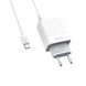 Сетевое зарядное устройство Borofone BA39A Type-C 2USB /QC 3.0/18W/1m (EU) white