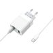 Сетевое зарядное устройство Borofone BA39A Type-C 2USB /QC 3.0/18W/1m (EU) white